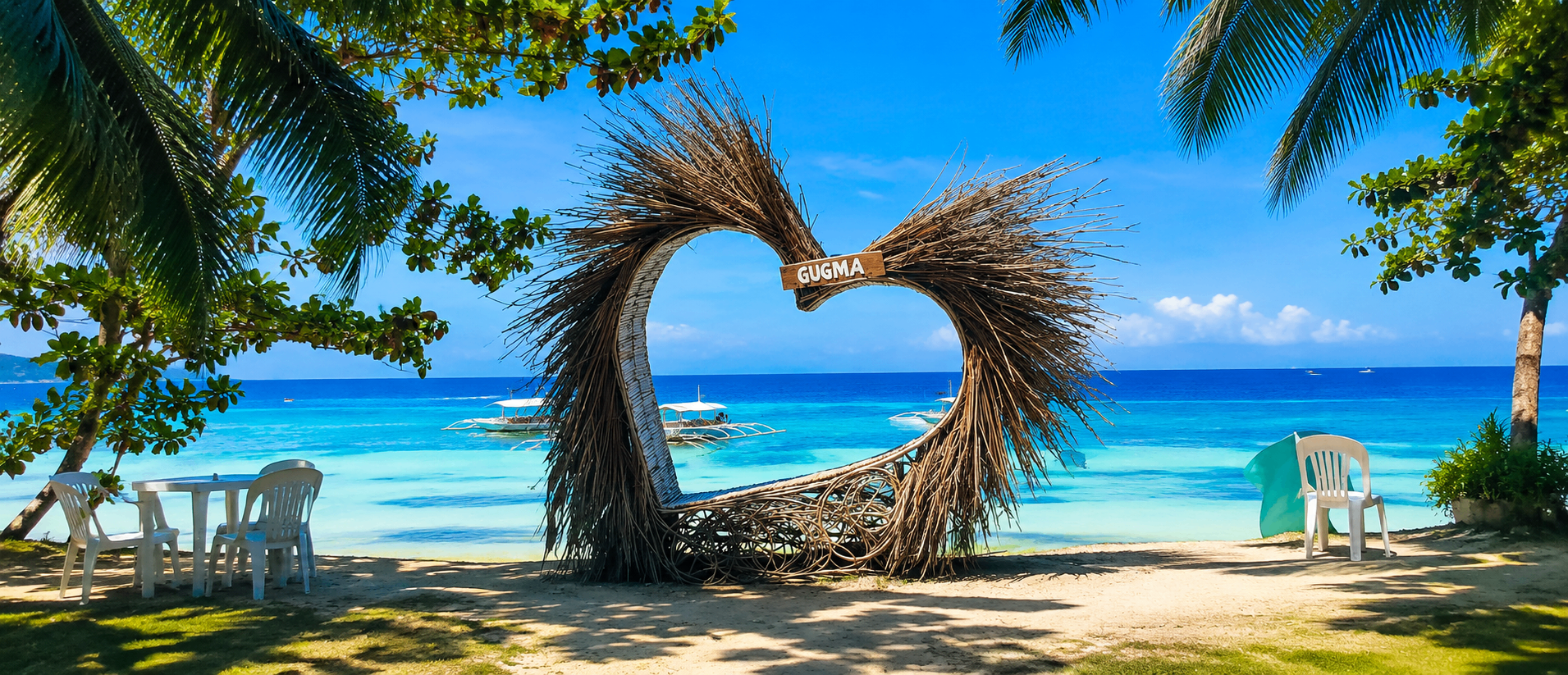 Onboard Panglao Beach Resort — turquoise ocean and beachfront